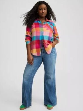 Lizzie Flannel Button Up Shirt